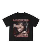 High over hating tee