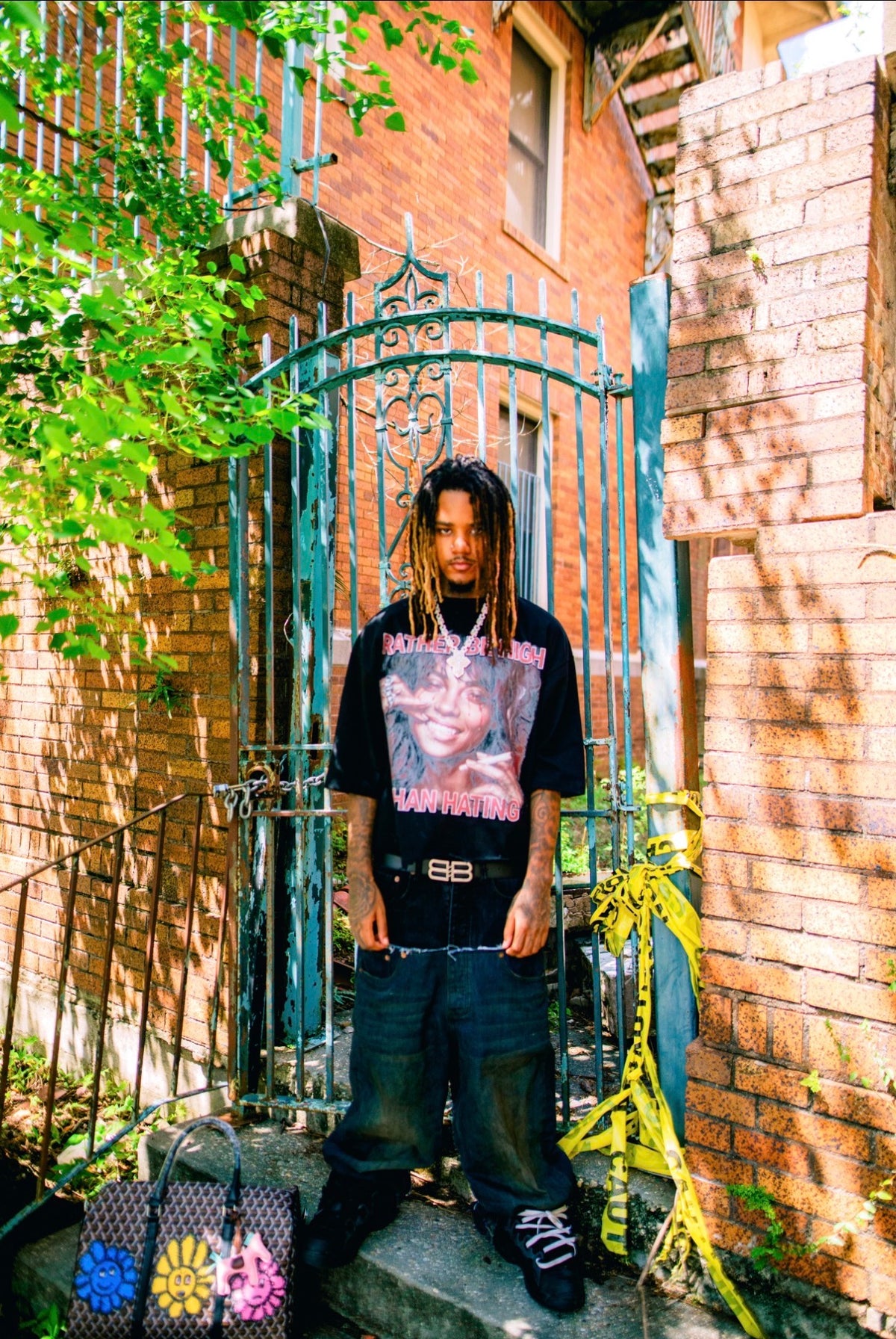 High over hating tee